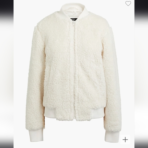 J. Crew Sherpa Bomber Jacket - Picture 1 of 6